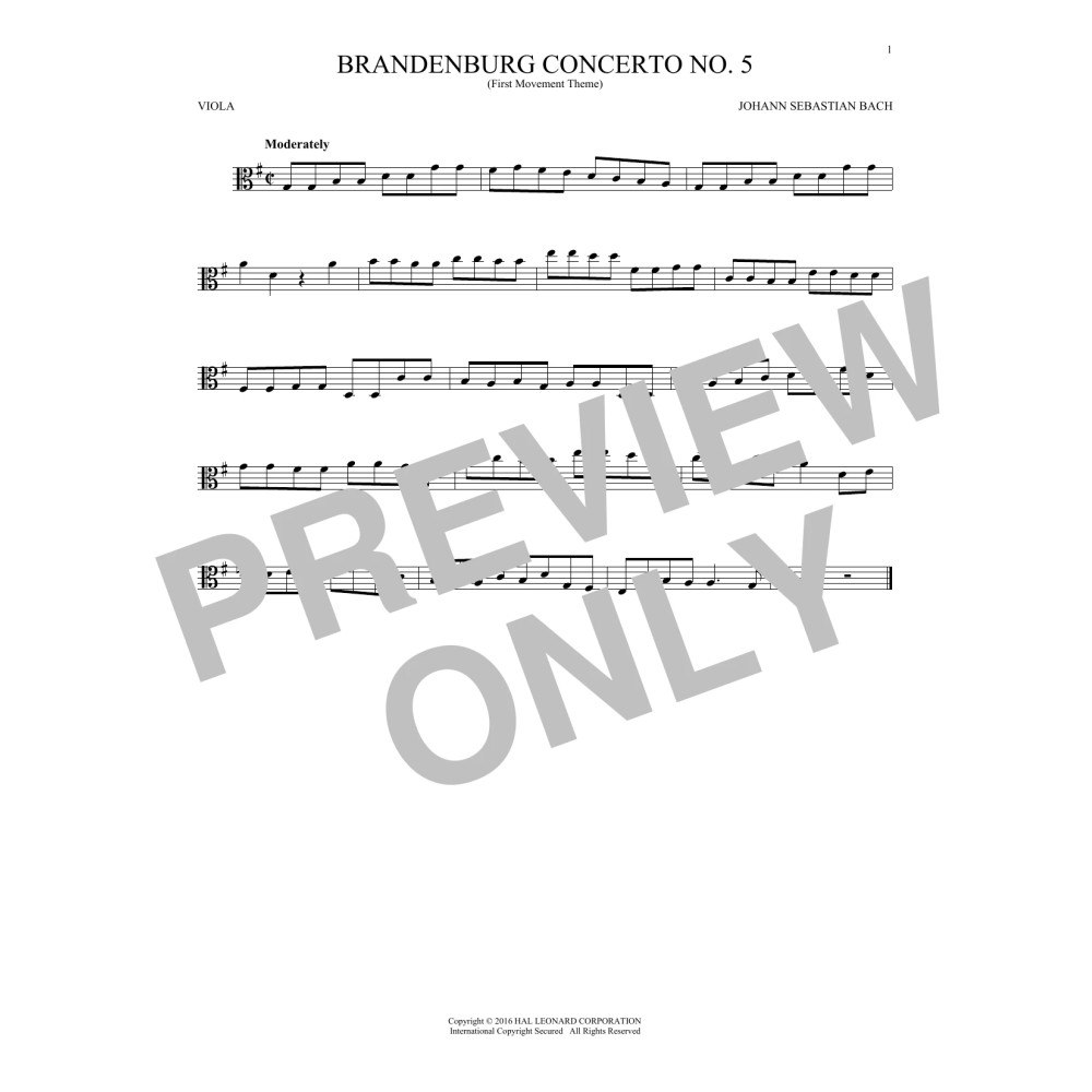 Brandenburg Concerto No. 5